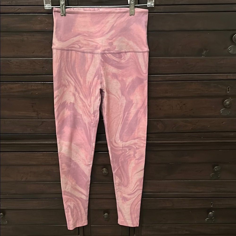 Beyond Yoga Rose Marbled Leggings